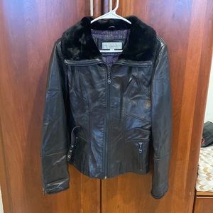 Andrew Marc Leather Jacket size Medium